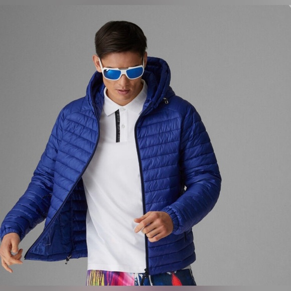 NWT • Bogner FIRE+ICE JURIS2 Quilted Blue Jacket • L - Picture 6 of 14